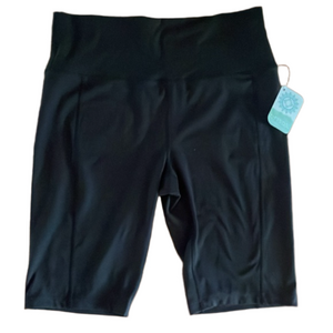 Brisa’s Black Classic Bike Shorts/Size L /NWT